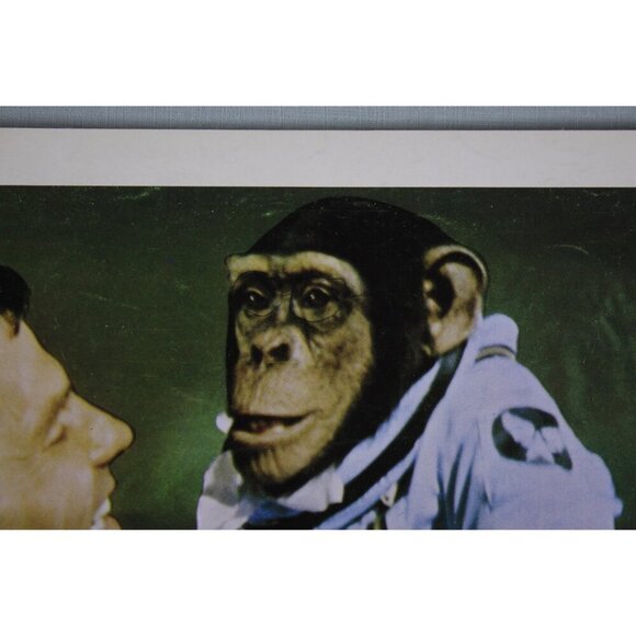 1962 Walt Disneys Moon Pilot Lobby card 11x14", Technicolor Monkey astronaut - Picture 2 of 7